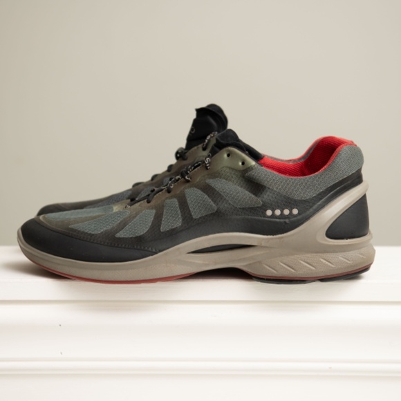 ECCO Biom Fjuel Green Gray Mesh Athletic Outdoor Sneaker Shoes Men’s Size 12 - Picture 3 of 6